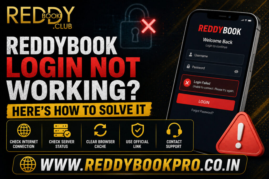 Reddybook Login Not Working Here’s How to Solve It